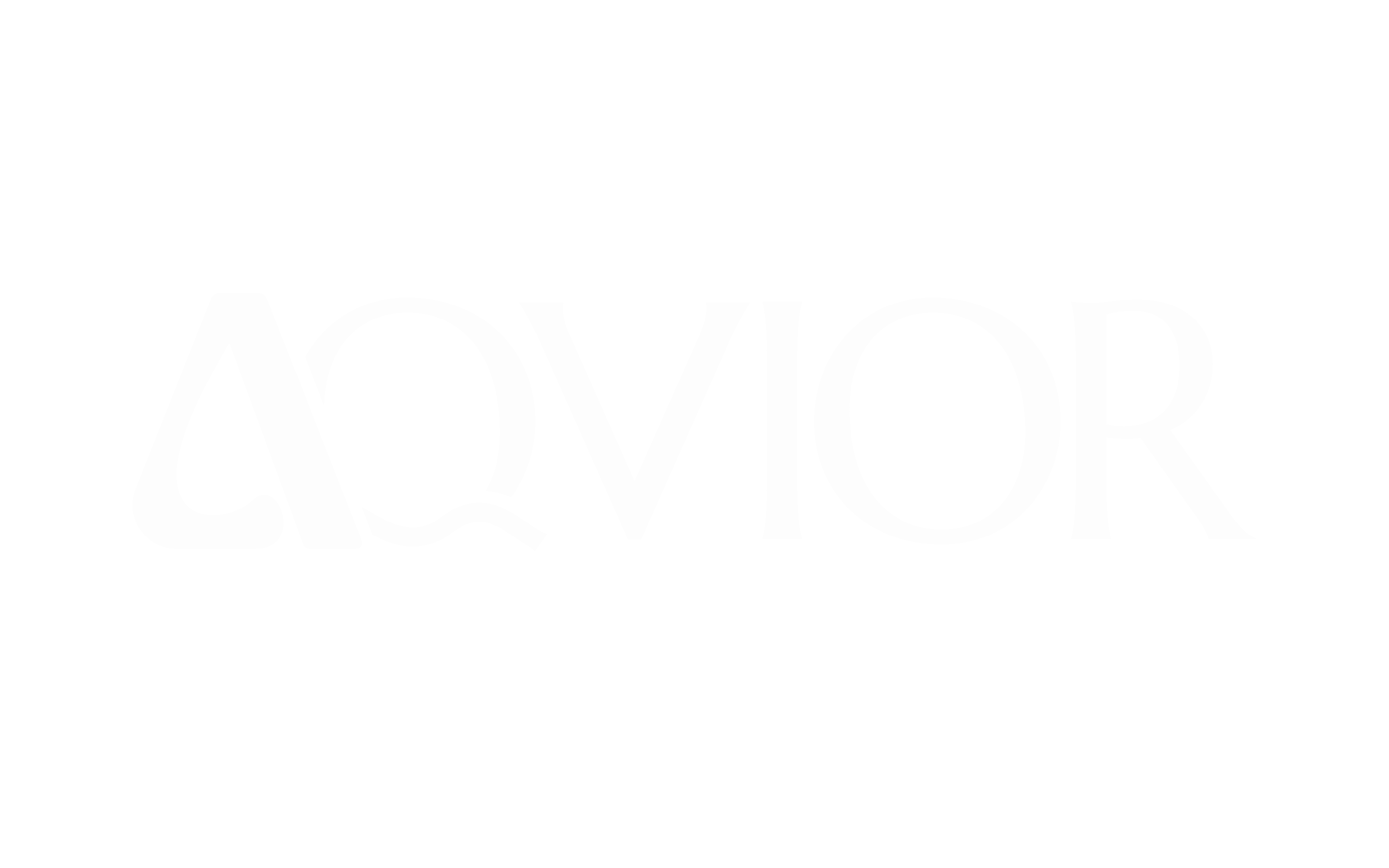 Aqvior company logo in minimalist white