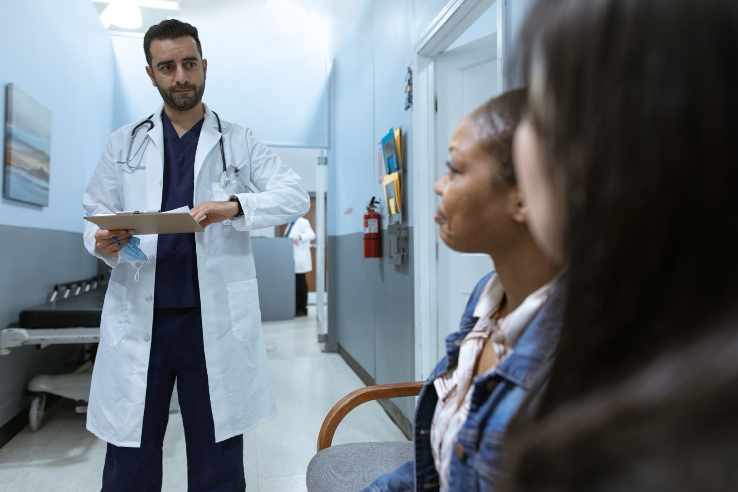 Doctors' round in the hospital